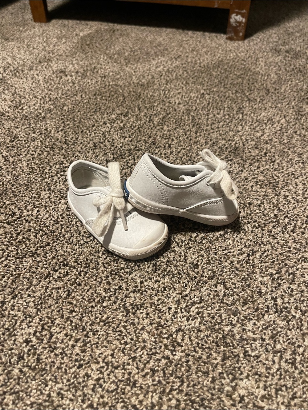 Keds Kids White Lace-Up Sneakers